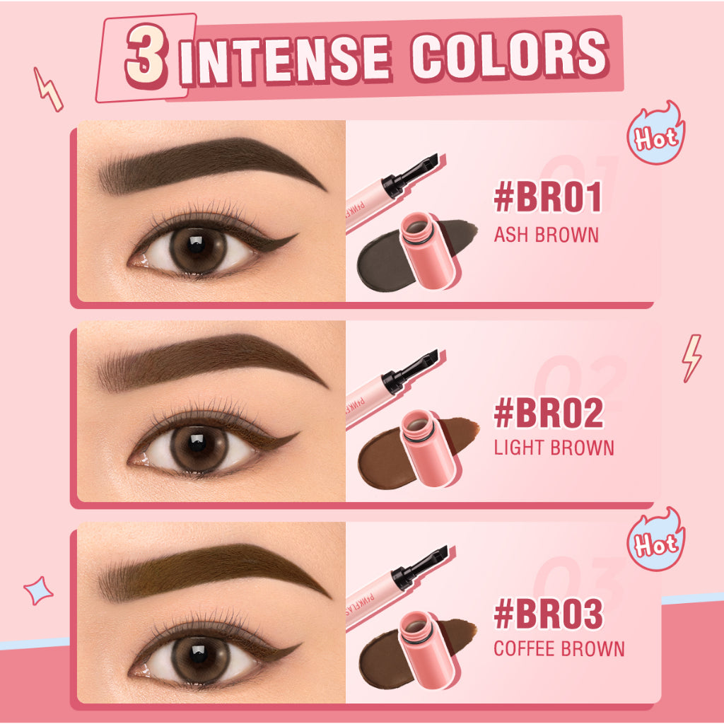 PINKFLASH SMUDGE PROOF BROW POMADE BR01