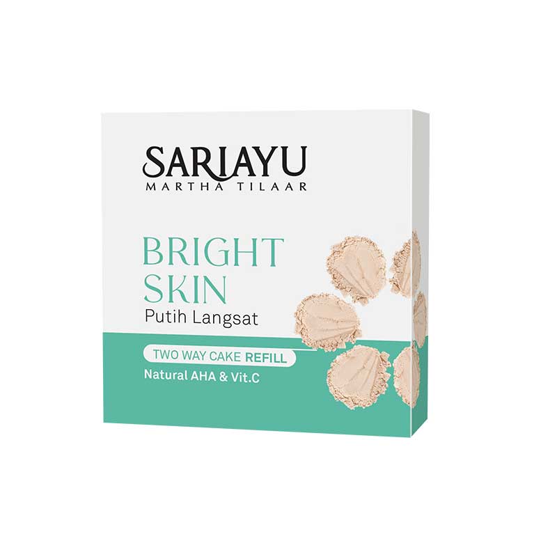 SARIAYU BRIGHT SKIN PUTIH LANGSAT TWO WAY CAKE REFILL | 13g