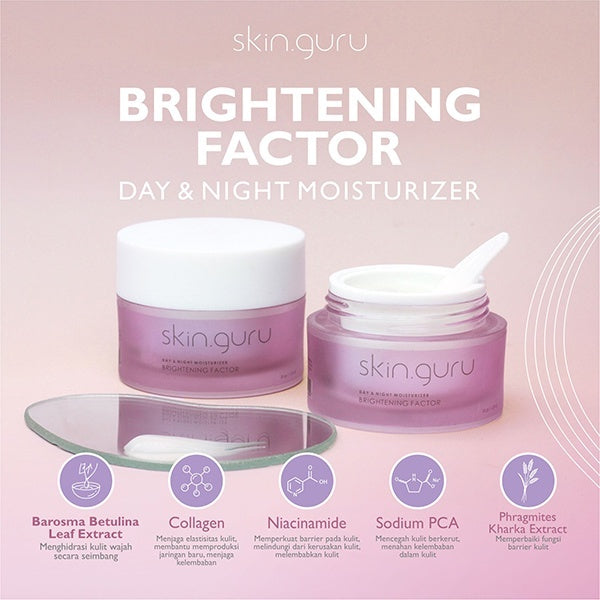 Skin,guru Brightening Factor Day and Night Moisturizer | 35 g