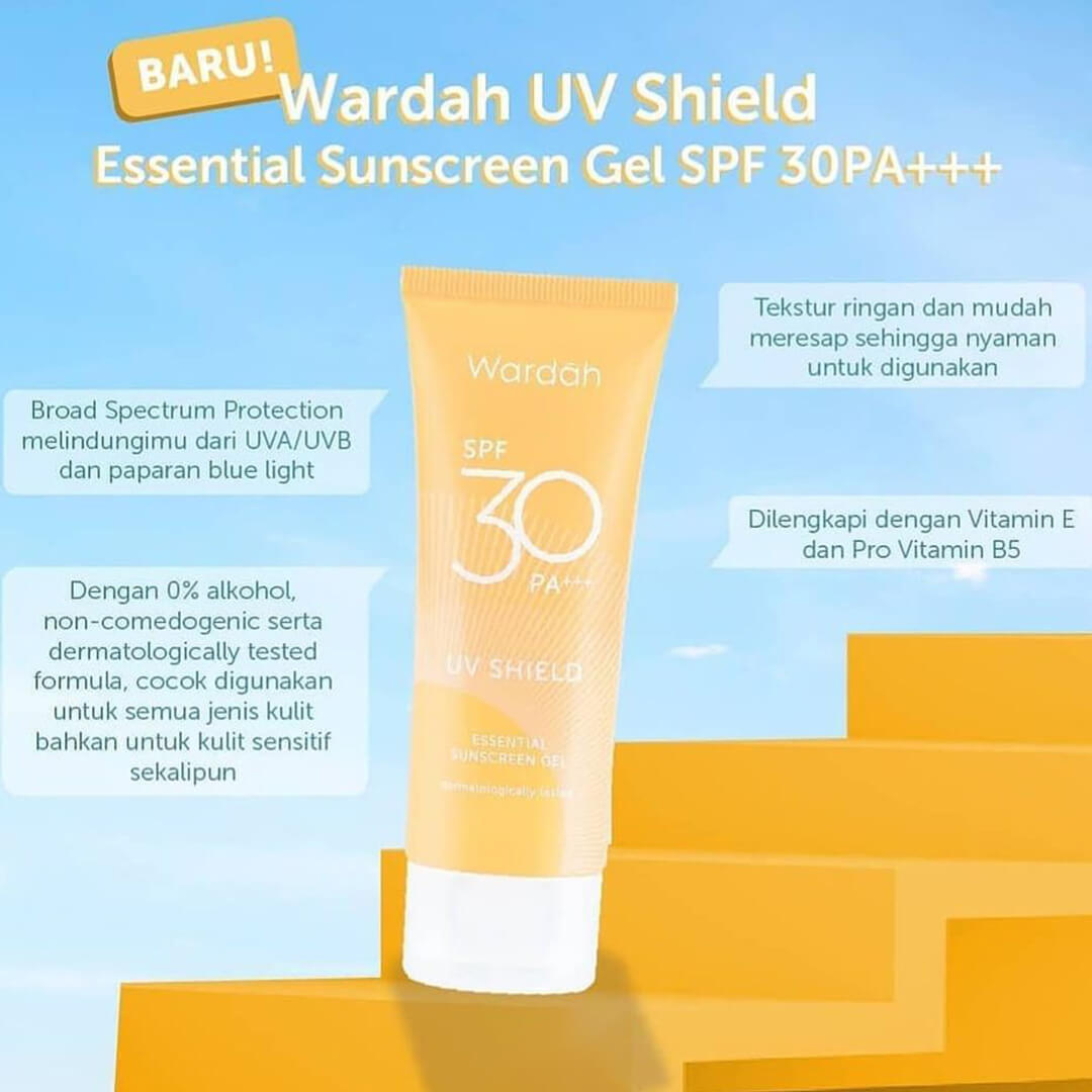 Wardah UV Shield Essential Sunscreen Gel SPF PA 30 | 40 ml