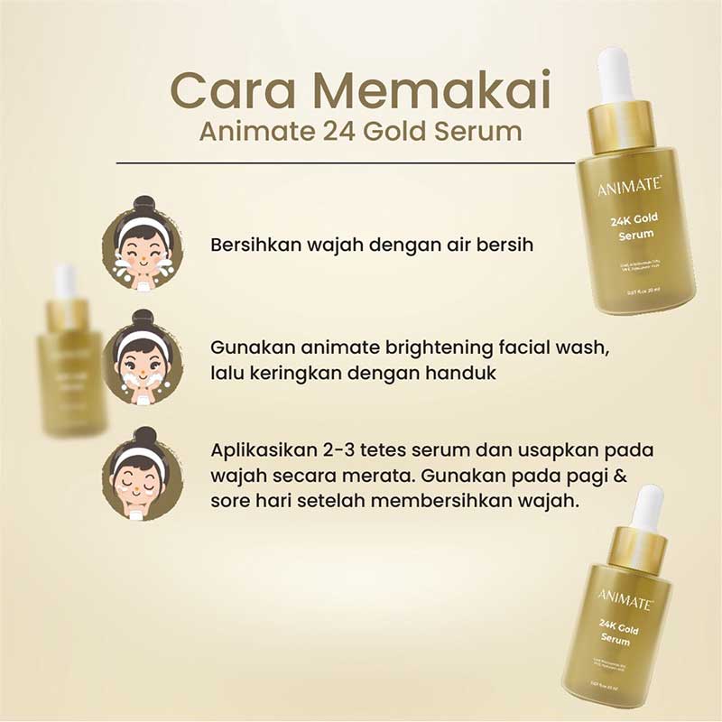 ANIMATE Gold 24K Serum 20ml