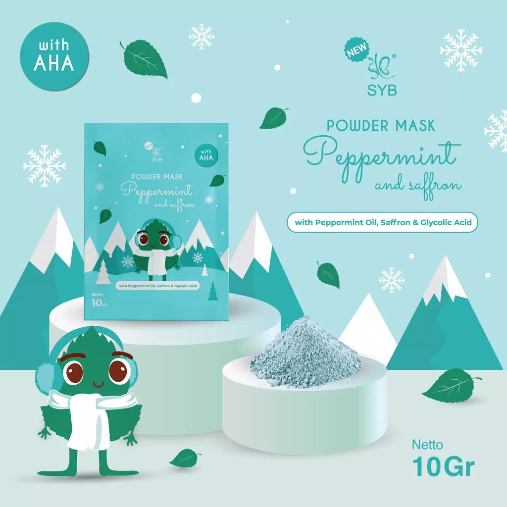 Syb Powder Mask Peppermint and Saffron | 10 gr