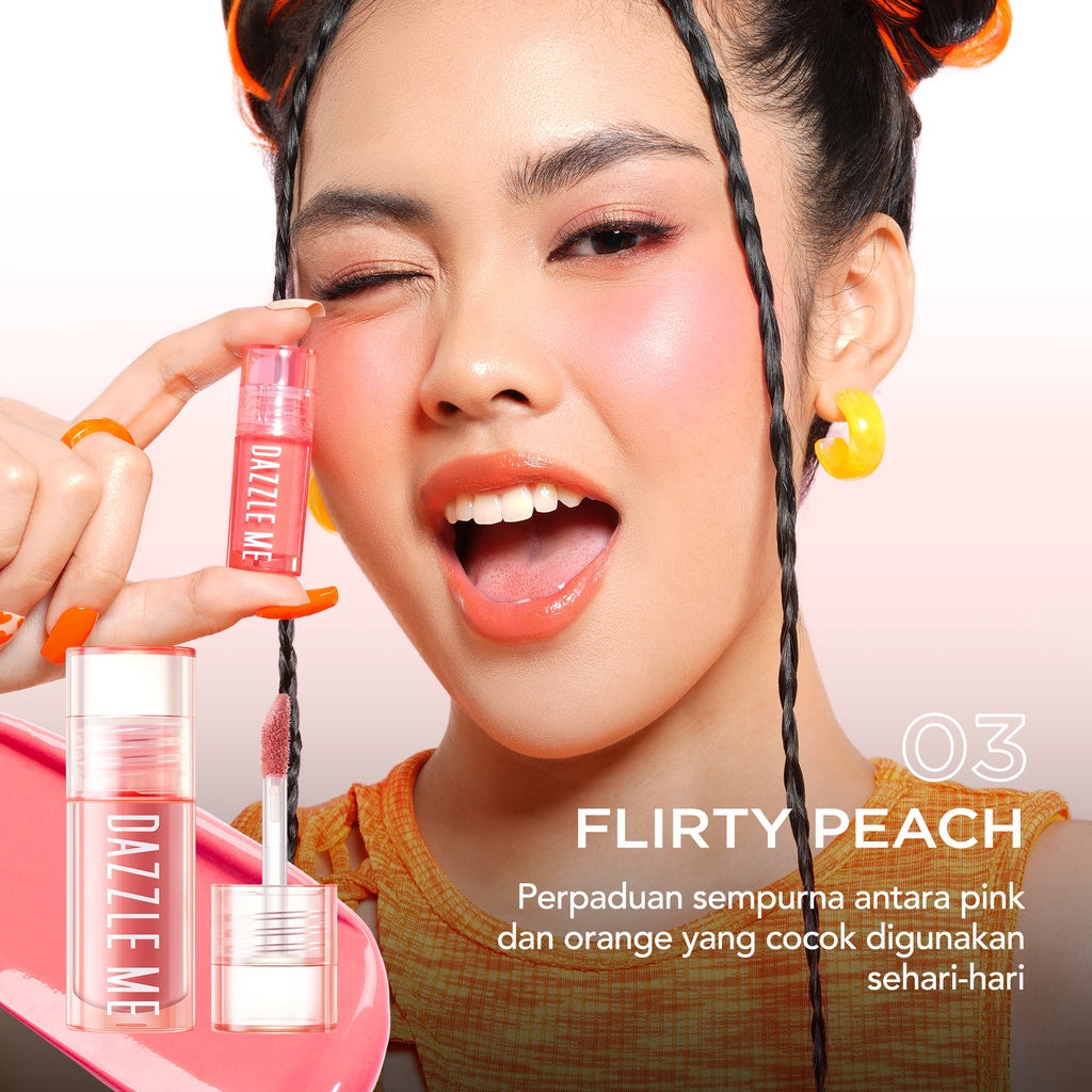 DAZZLE ME HEART-MELT CREAMY LIQUID BLUSH - 03 Flirty Peach