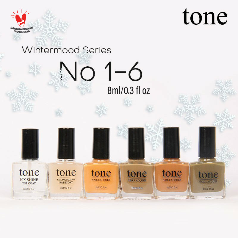 Tone Nail Polish Glossy Winter Mood Series (49-72) 1 box | 192ml