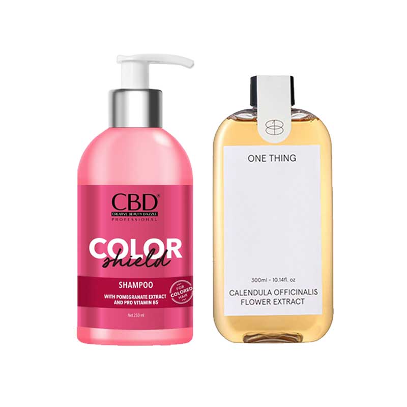 COMBO 1+1 CBD Color Shield Shampoo | 250ml FREE One Thing Calendula Officinalis Flower Extract | 150 ml