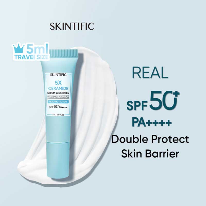 SKINTIFIC-5X Ceramide Serum Sunscreen | 5ml