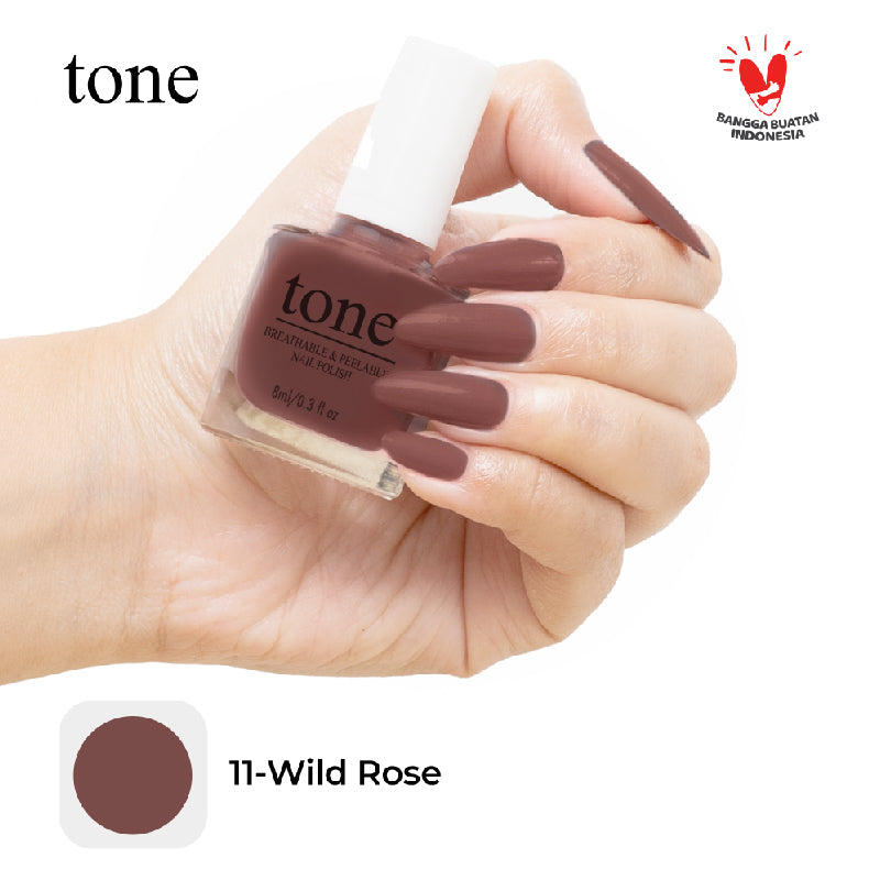 TONE Breathable and Peelable Nail Polish Neutral Palette Series 11