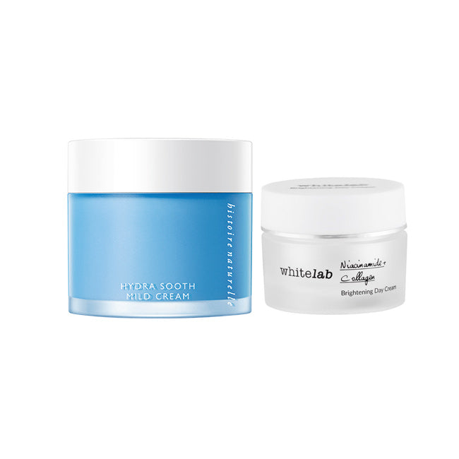 [Combo] Whitelab Brightening Day Cream + Histoire Naturelle Ectoin Hydra Sooth Mild Cream (50 ml)