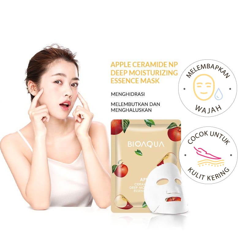 BIOAQUA Apple Ceramide NP Deep Moisturizing Essence Mask 25g