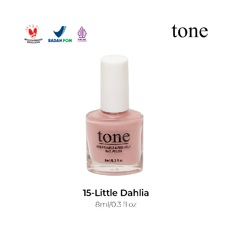 TONE Breathable and Peelable Nail Polish Neutral Palette Series 15