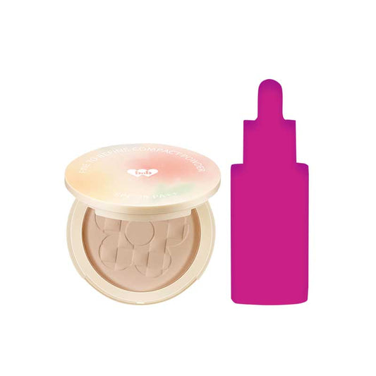 COMBO 1+1 Barenbliss Fine To Refine Compact Powder - 03 Warm Beige Nectar | 6 g Free AXIS-Y Mystery BOX